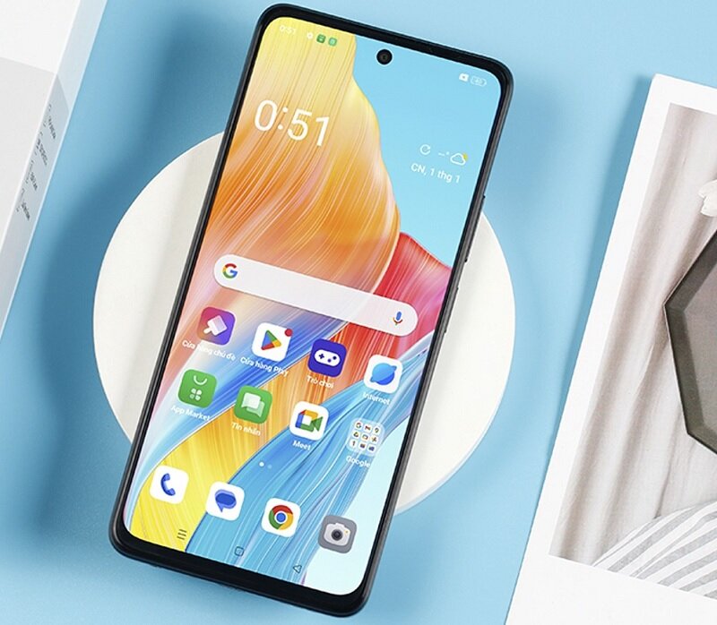 đánh giá màn hình OPPO a58