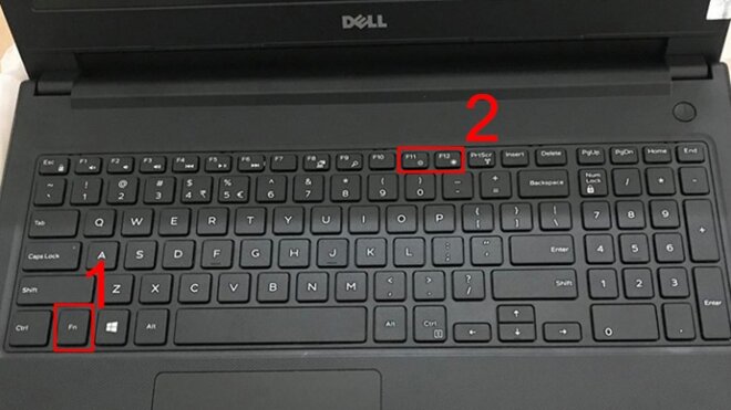 tăng độ sáng màn hình laptop dell