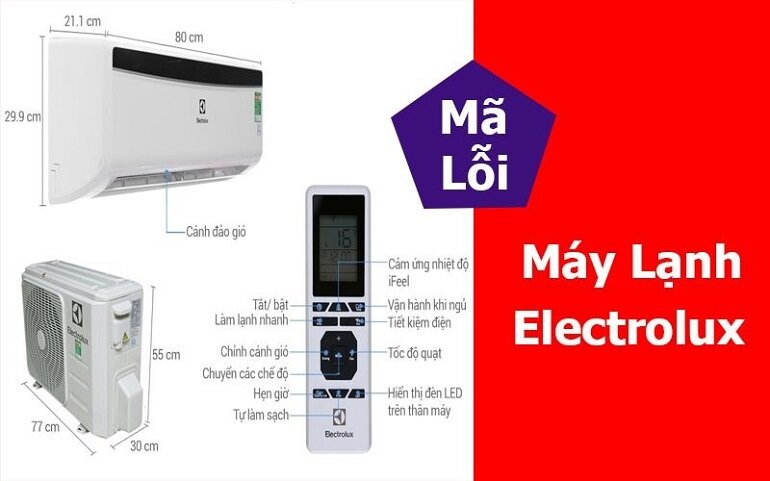 bảng mã lỗi điều hòa Electrolux