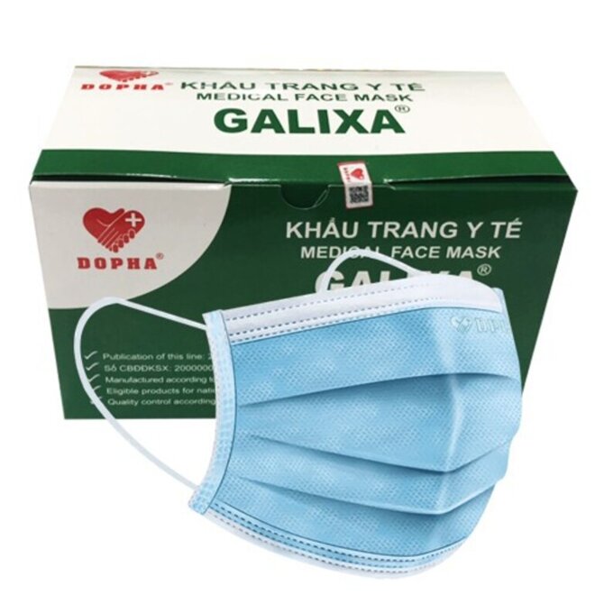 Khẩu trang loại nào tốt? Khẩu trang y tế 4 lớp Dopha Galixa