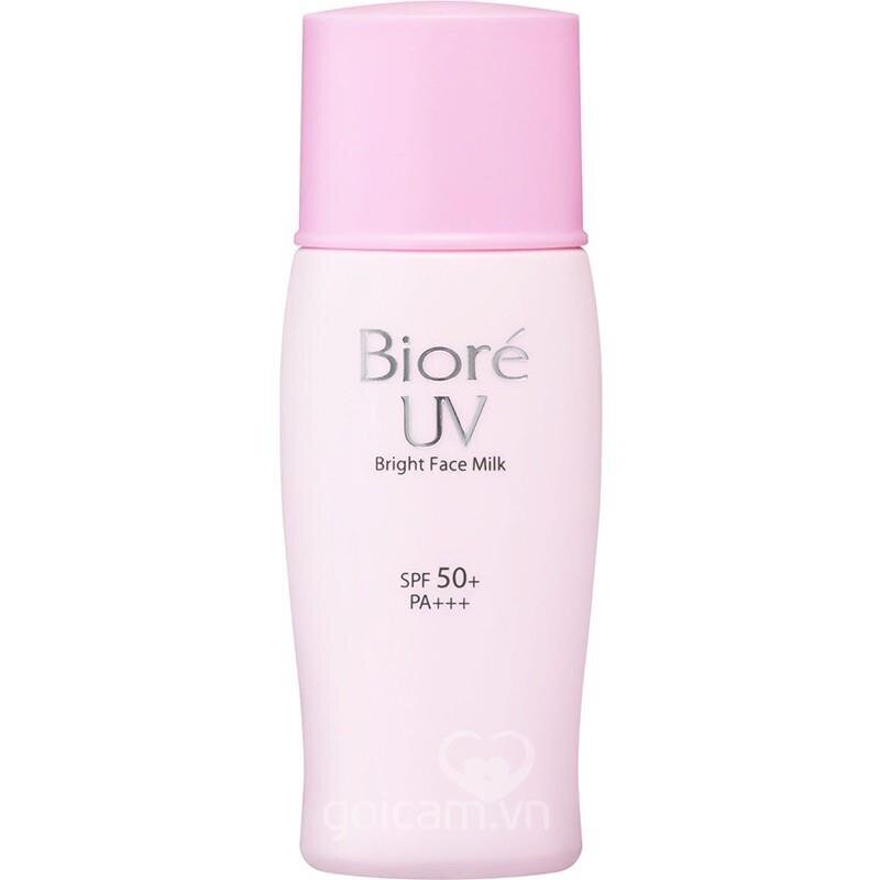 Kem chống nắng Biore Bright Face Milk SPF 50+ 30ml