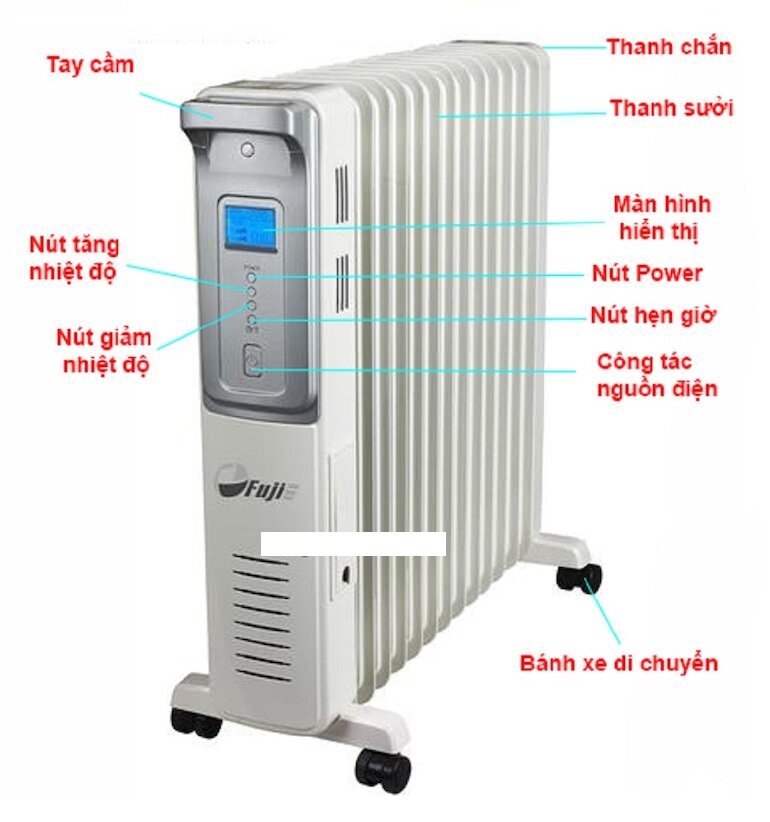 Tính năng đặc biệt của máy sưởi dầu FujiE OFR4413