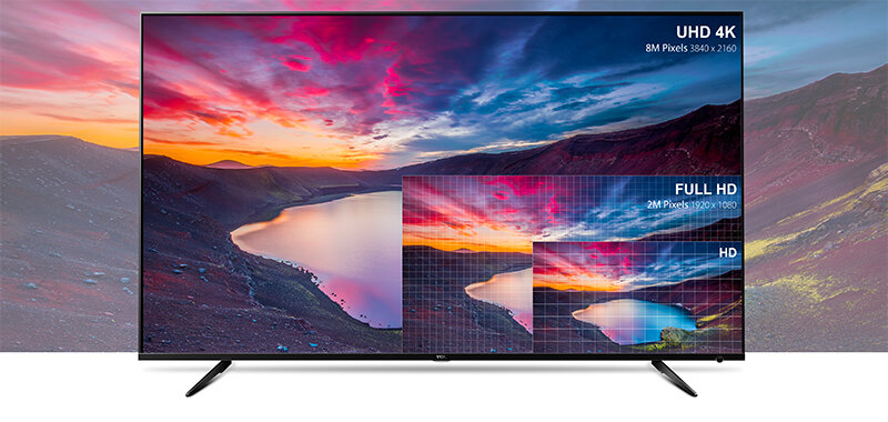 Tivi TCL P65 sở hữu màn hình 4K sắc nét