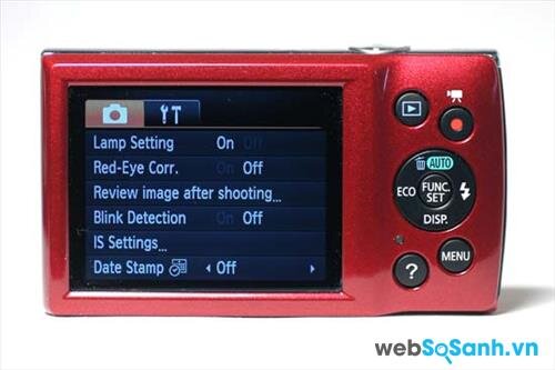 Canon IXUS 150 HS sở hữu màn hình cảm ứng công nghệ TFT, kích thước 2.7 inch với 230 000 dot
