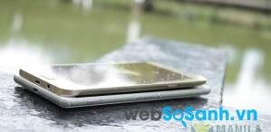 Samsung Galaxy A8 nhỏ, nhẹ và tiện dụng hơn Sony Xperia C5 Ultra
