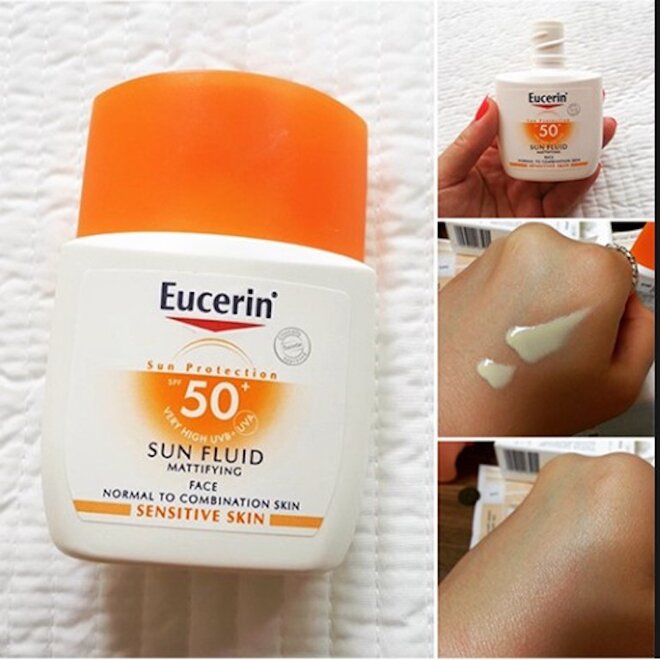 Kem chống nắng kiềm dầu Eucerin Sun Fluid Mattifying