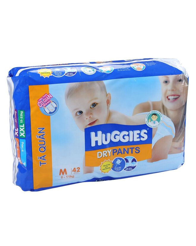 Tã quần Huggies Dry Pants M10 