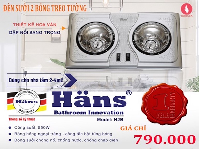 Giá thành của đèn sưởi trung cấp