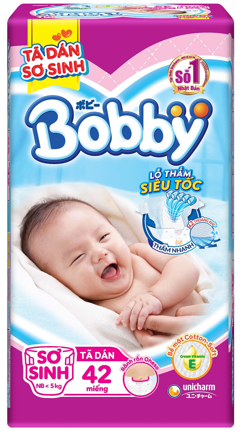 So sánh bỉm Huggies và bỉm Bobby