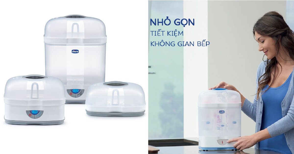 Các loại máy tiệt trùng bình sữa Chicco trên thị trường hiện nay