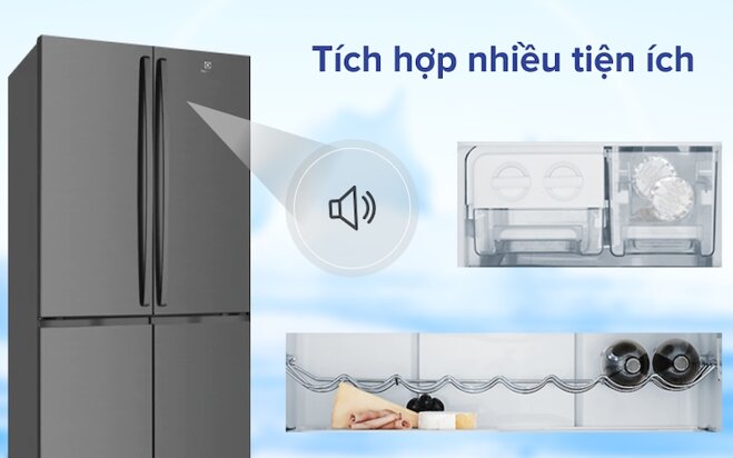 Đánh giá chi tiết tủ lạnh Electrolux Inverter 541 lít EQE6000A-B