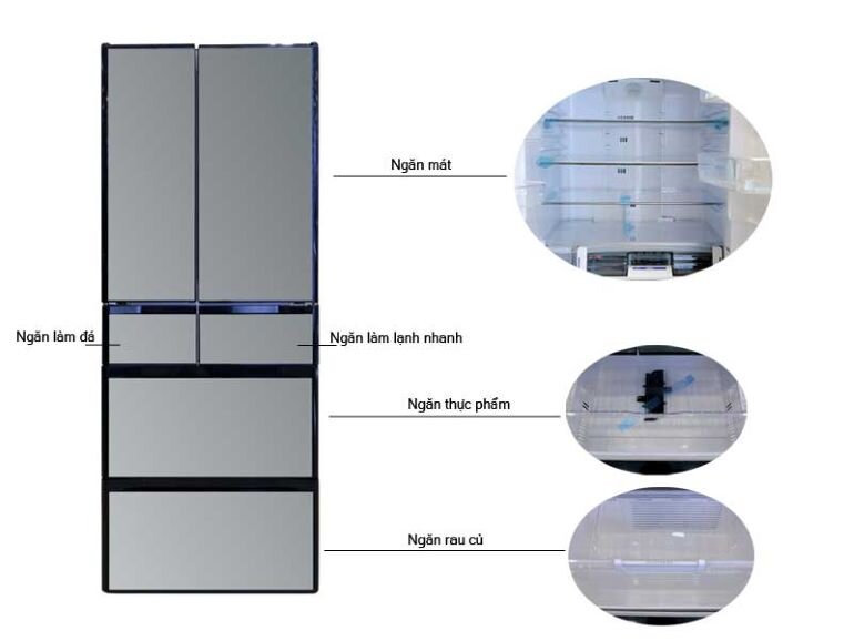 tủ lạnh hitachi 589l rg570gvx