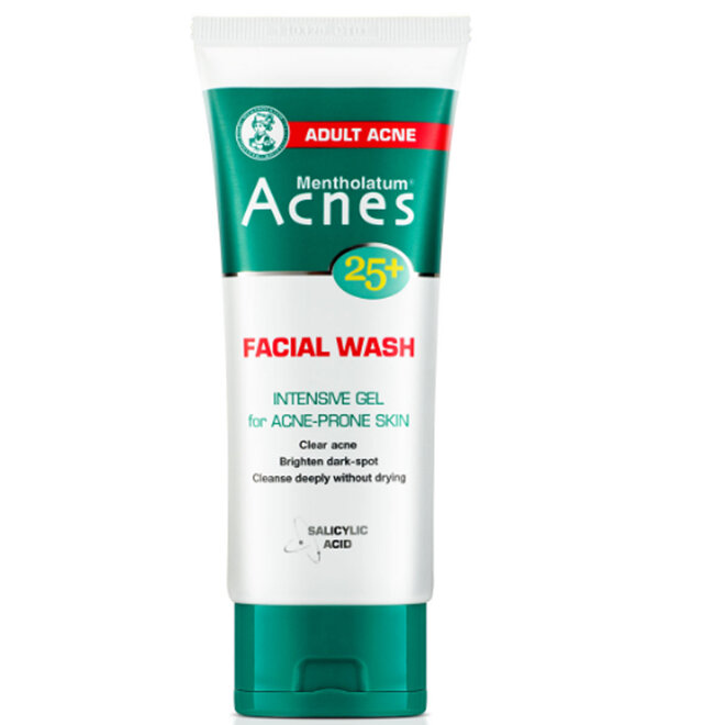 Sữa rửa mặt Acnes 25+ Facial Wash - Giá tham khảo khoảng 76.000 vnđ/ tuýp 100g