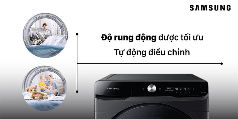 Máy giặt lồng ngang Samsung Addwash Inverter 10Kg WW10TP54DSB/SV 
