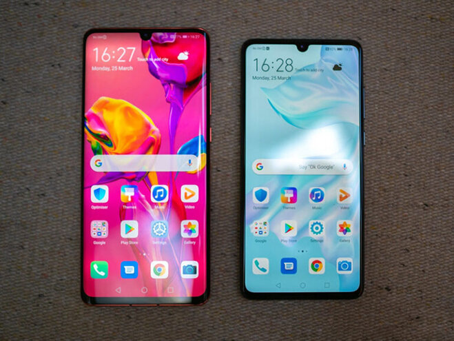 huawei p30 pro và huawei mate 20 pro