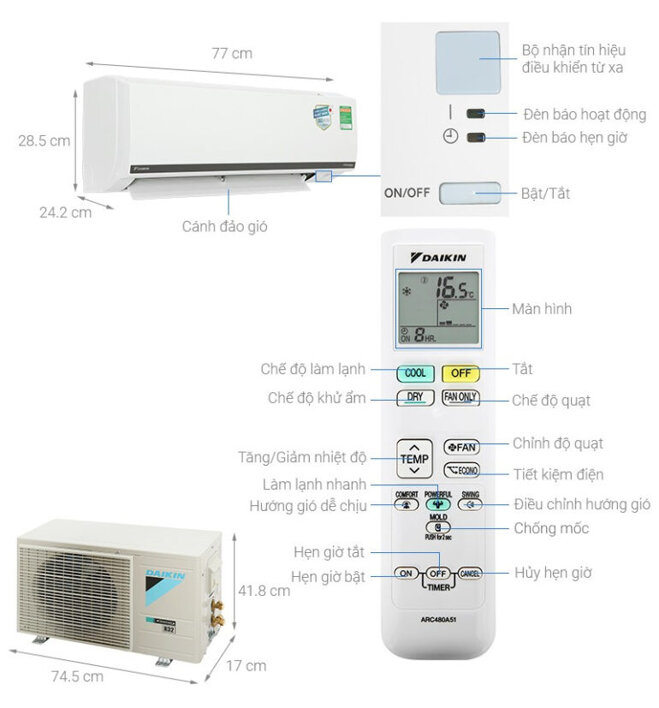 điều hòa Daikin inverter FTKB25WAVMV