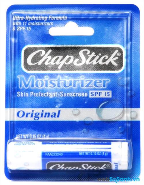 Review son dưỡng môi Chapstick Moisturizer Original | sentayho.com.vn