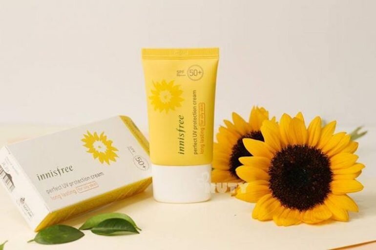Kem chống nắng Innisfree Perfect Uv Protection Cream Long Lasting For Dry Skin