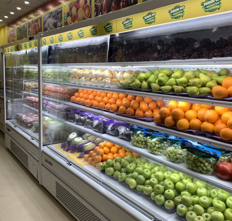 Tủ mát bảo quản rau quả là thiết bị cần thiết trong các siêu thị, cửa hàng, nhà ăn