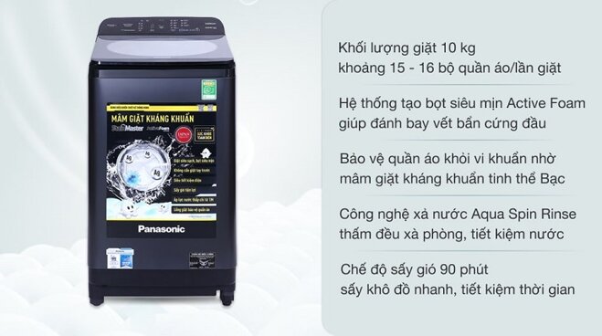 giá máy giặt panasonic