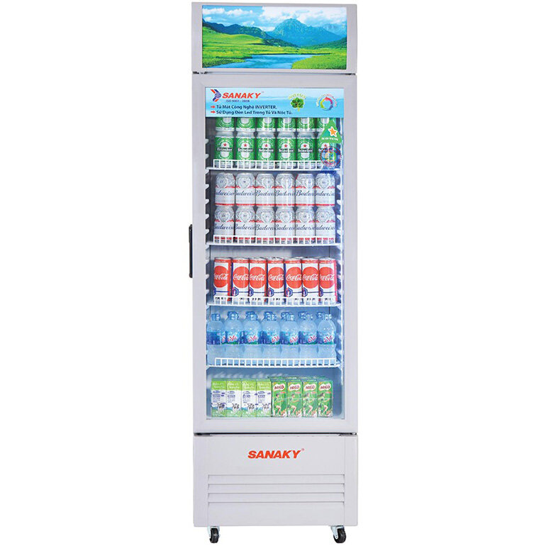 Tủ mát Sanaky Inverter VH-308K3 thiết kế nhỏ gọn, hiện đại