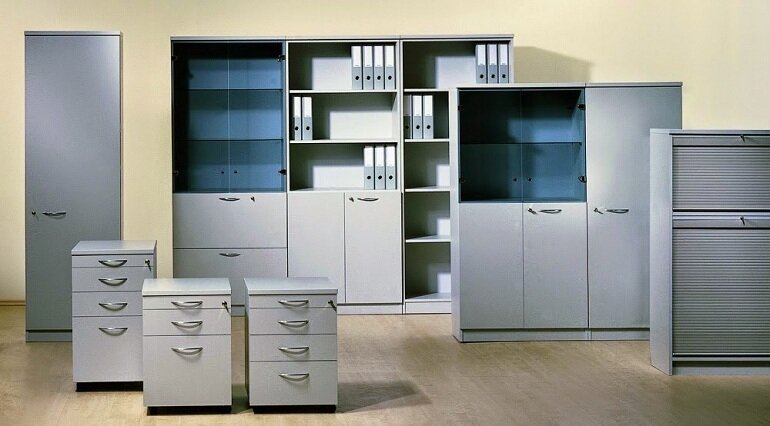 Tủ văn phòng bằng sắt thường có độ bền cao
