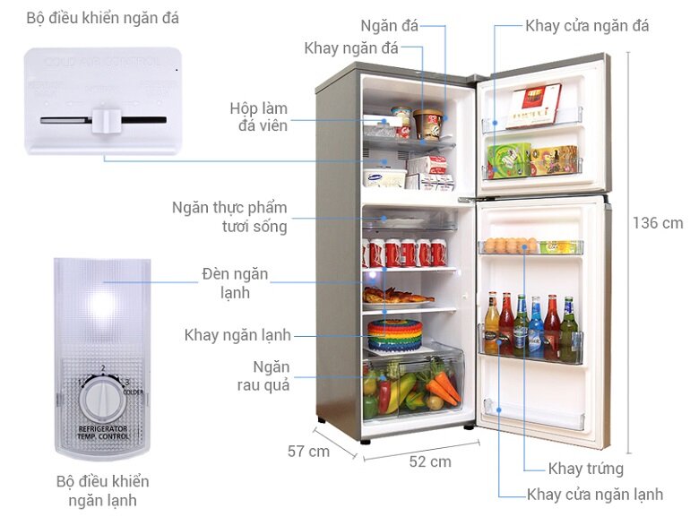 Tủ lạnh NR-BA228PSVN 188 lít Inverter