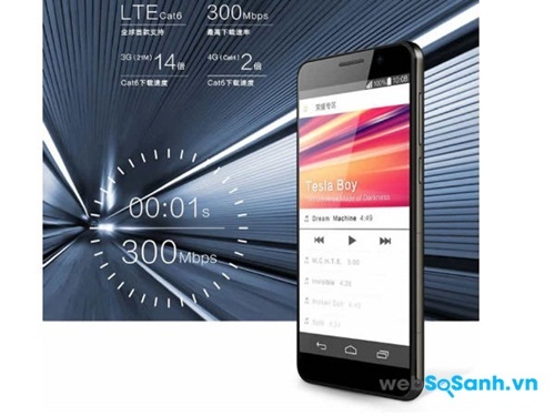 Huawei Honor 6 là một trong số ít điện thoại tầm trung có LTE. Cat 6