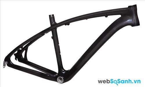 Khung xe đạp carbon với khối lượng nhẹ, bền và ổn định trong quá trình vận hành