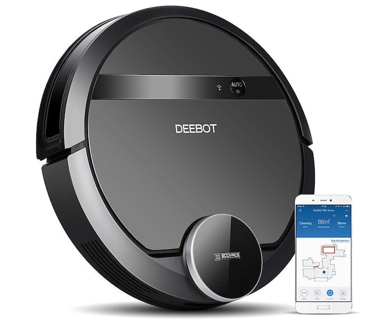 Ecovacs Deebot DE53 được trang bị công nghệ làm sạch thông minh độc quyền Smart Navi.