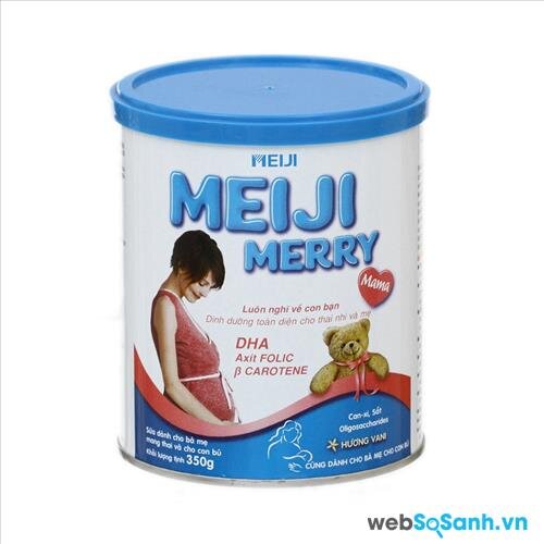 Meiji Merry Mama là nguồn dinh dưỡng chọn lọc với 25 dưỡng chất thiết yếu