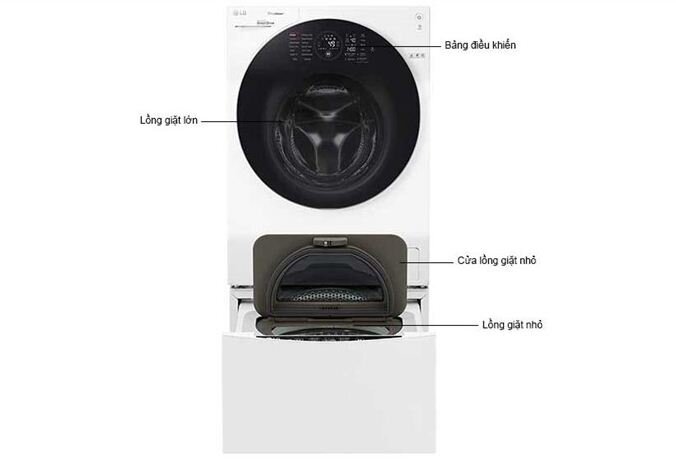 Những ấn tượng tuyệt vời với chiếc máy giặt nghệ thuật LG Twin Wash này mang lại