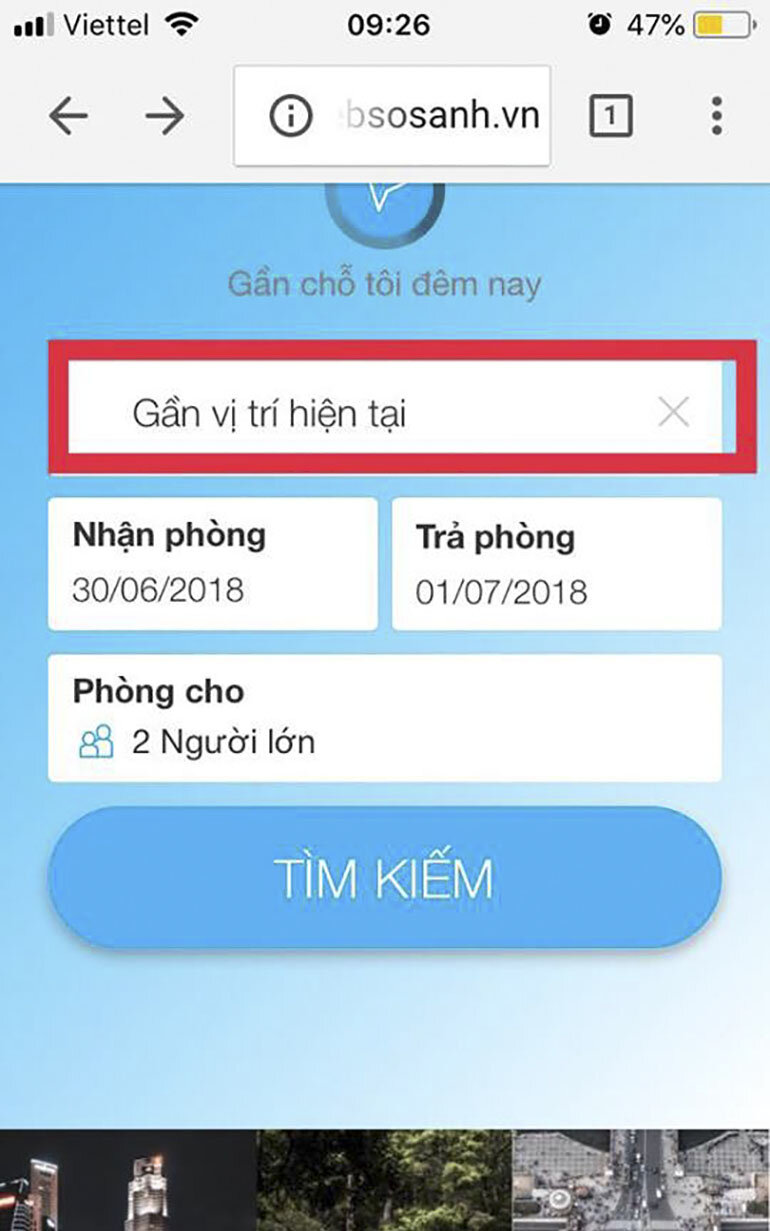 Hướng dẫn cách Book phòng khách sạn trên websosanh khi bạn đi du lịch đơn giản nhất