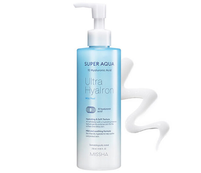 Tẩy da chết Missha Super Aqua Ultra Hyalurone Mild Feel