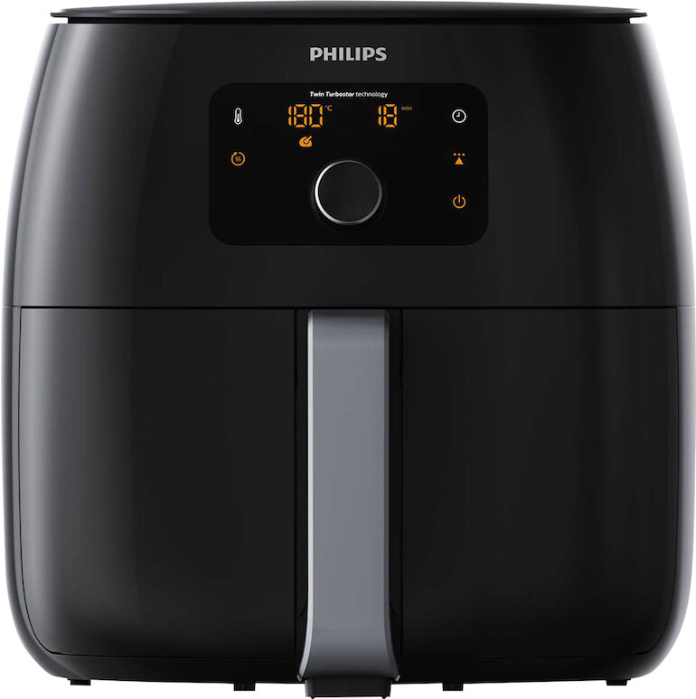 Nồi chiên không dầu Philips HD9650 sở hữu thiết kế theo phong cách hiện đại và sang trọng giúp tô điểm thêm cho không gian căn bếp gia đình bạn