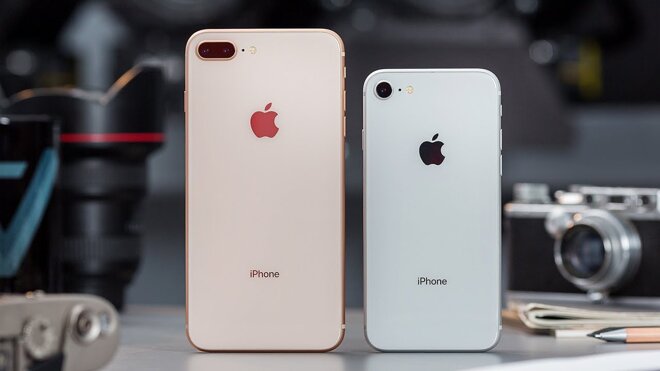 iPhone 8 Plus 64G sở hữu 2 mặt kính hoàn hảo