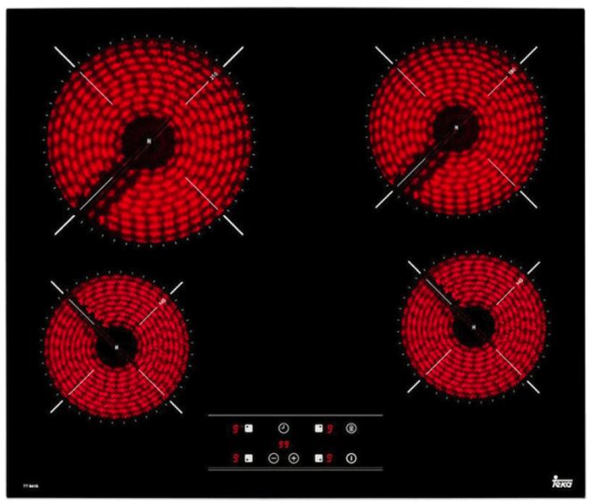 Bếp hồng ngoại âm 4 vùng nấu Teka TZ 6415