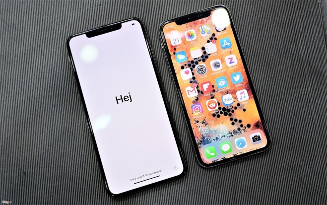 Mặt trước chiếc iPhone X