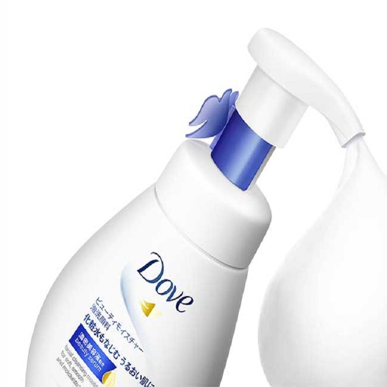 Dove facial cleanser line for sensitive skin