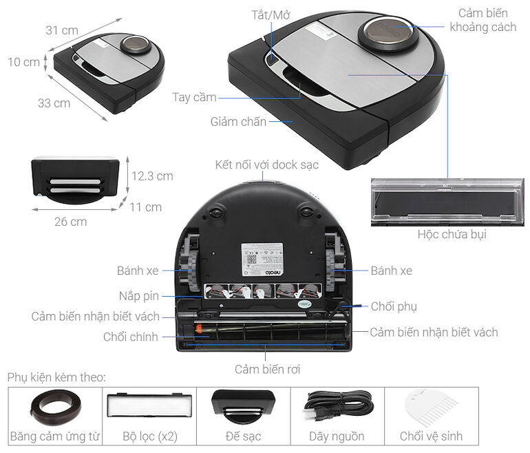 Robot hút bụi Neato D7 