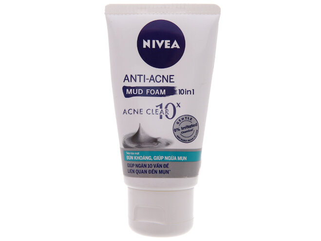 Sữa rửa mặt bùn khoáng Nivea ngừa mụn