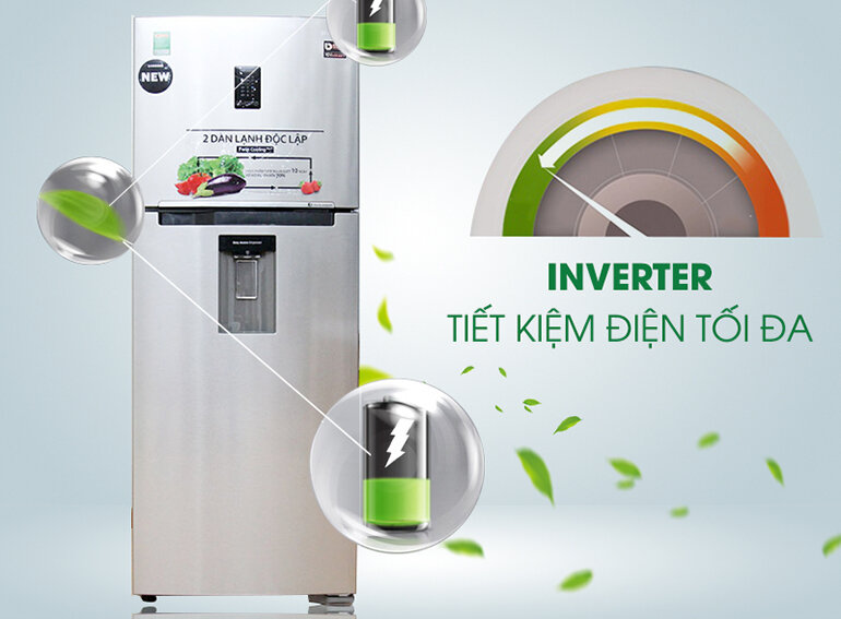Công nghệ Digital Inverter giúp tiết kiệm điện tối đa cho tủ lạnh Samsung 380l