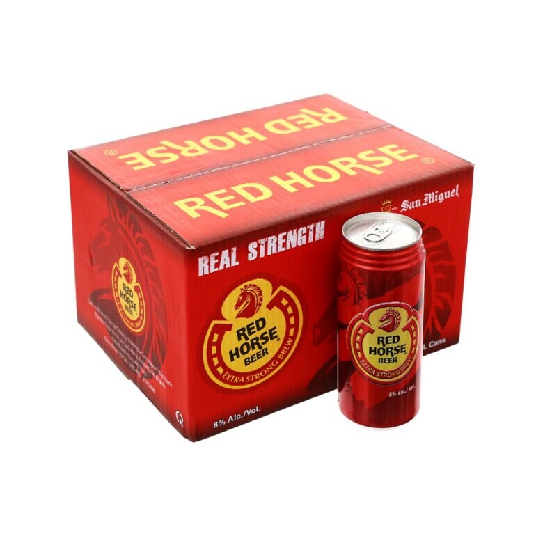 San Miguel Red Horse գարեջուրը ալկոհոլի պարունակությունը կազմում է 8%