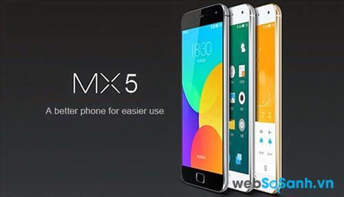 Meizu MX5 được thiết kế 3 màu sắc rất thời thượng và được ưa chuộng hiện nay như màu bạc, xám và vàng.