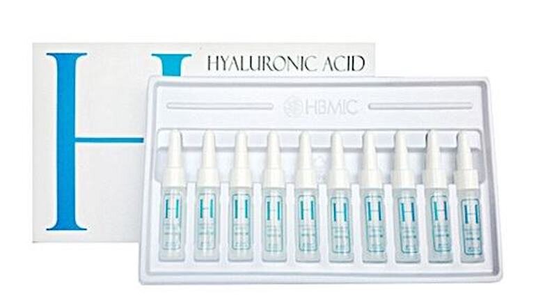 Tinh chất cô đặc HBMIC Hyaluronic Acid Ampoule giúp dưỡng ẩm sâu và tái tạo làn da. 