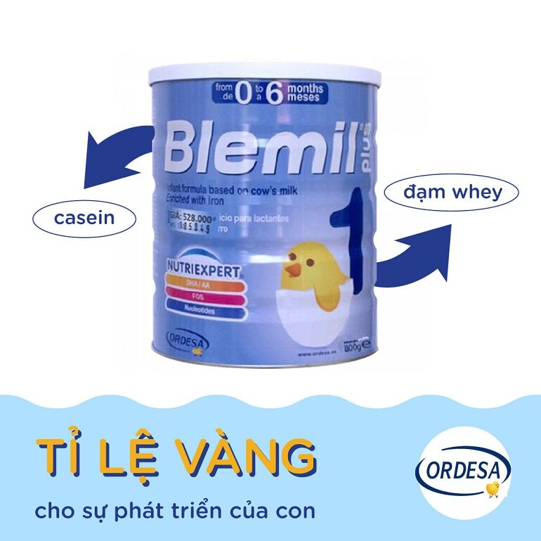 Tác dụng của sữa Blemil