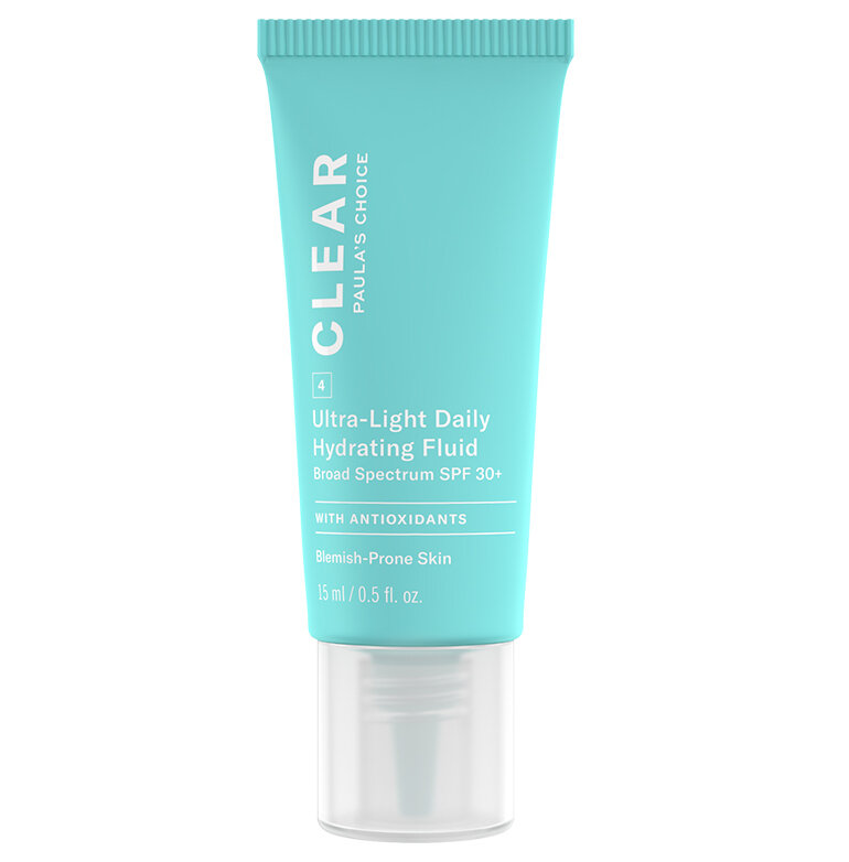 Kem dưỡng chống nắng dành cho da mụn: Clear Ultra-Light Daily Fluid SPF 30+