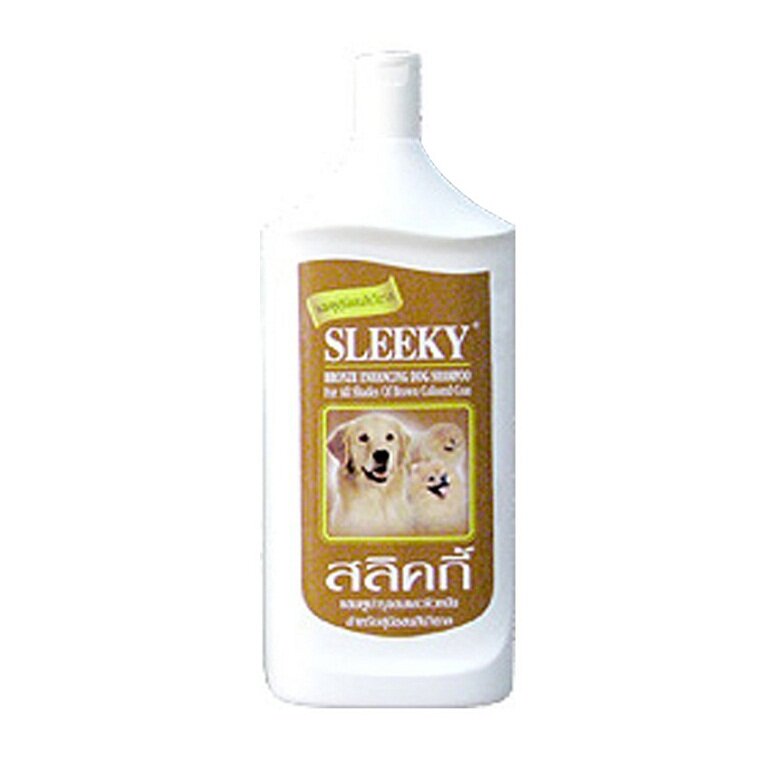 Sleeky Red Brown Poodle Dog Shampoo