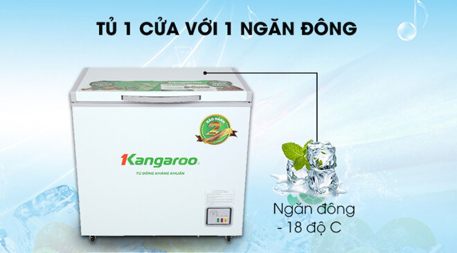 Tủ đông Kangaroo 140 lít KG 265NC1