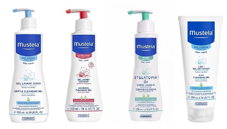 Sữa tắm cho bé của Pháp Mustela - Giá tham khảo: 220.000 vnđ/ chai 200ml